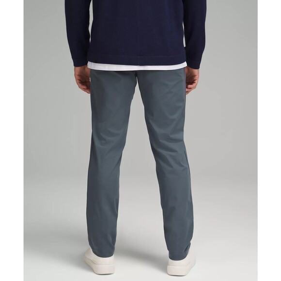 Lululemon ABC Classic Fit Trouser Pant *Warpstreme In Oil Gray Size 36 - Picture 2 of 6